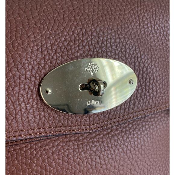 Mulberry Alexa Heavy Grain Chestnut - Incl. Fabrinique Purse Pillow Insert - Picture 9 of 16